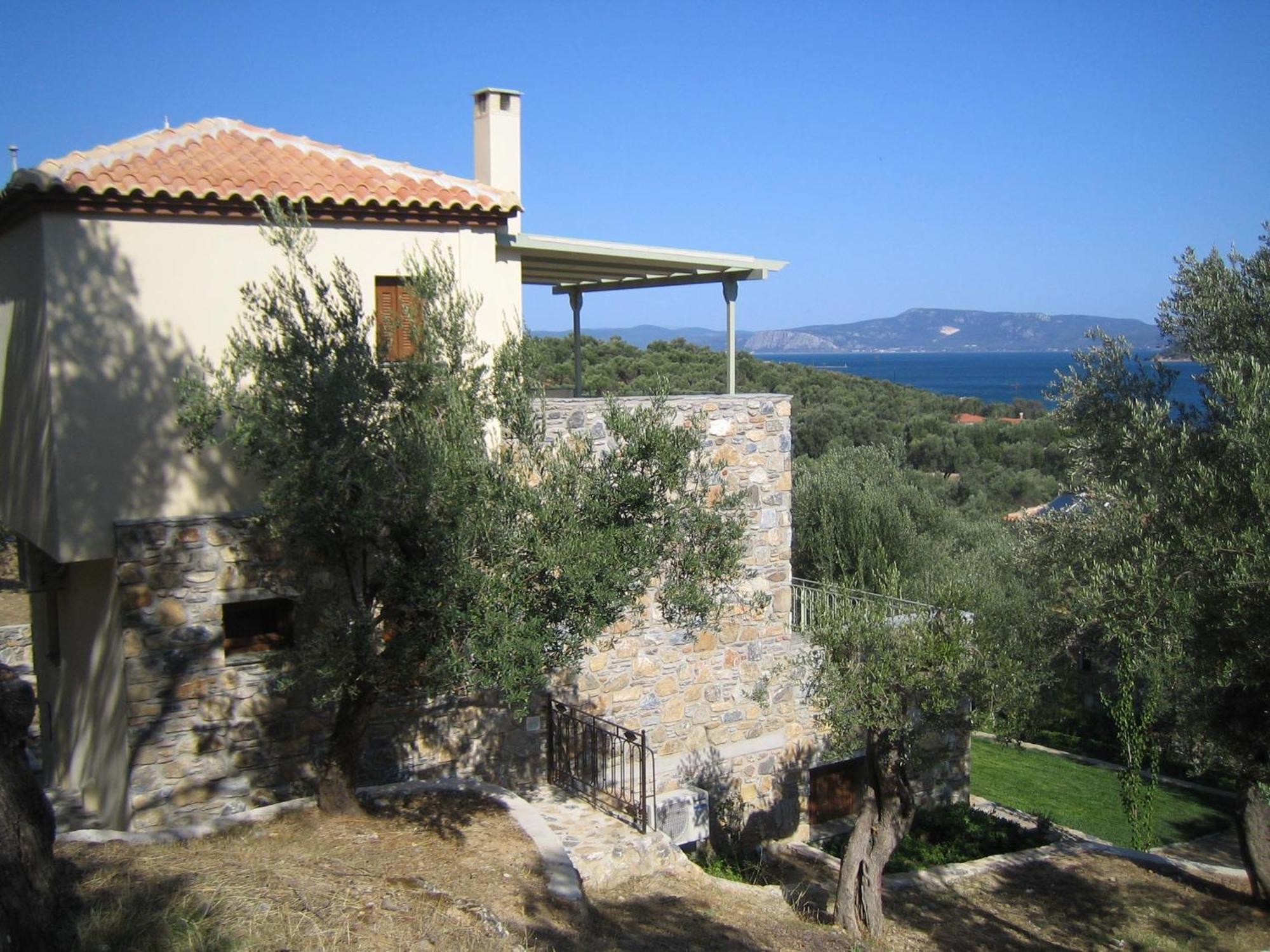 Gera'S Olive Grove - Elaionas Lesvou Hotel Marmaro  ภายนอก รูปภาพ
